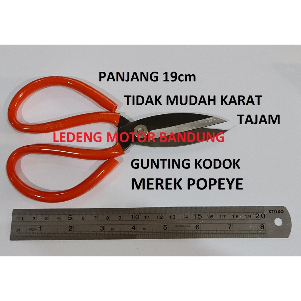 Gunting Kodok Kain Potong Tajam Kertas Plastik Tailor Scissors