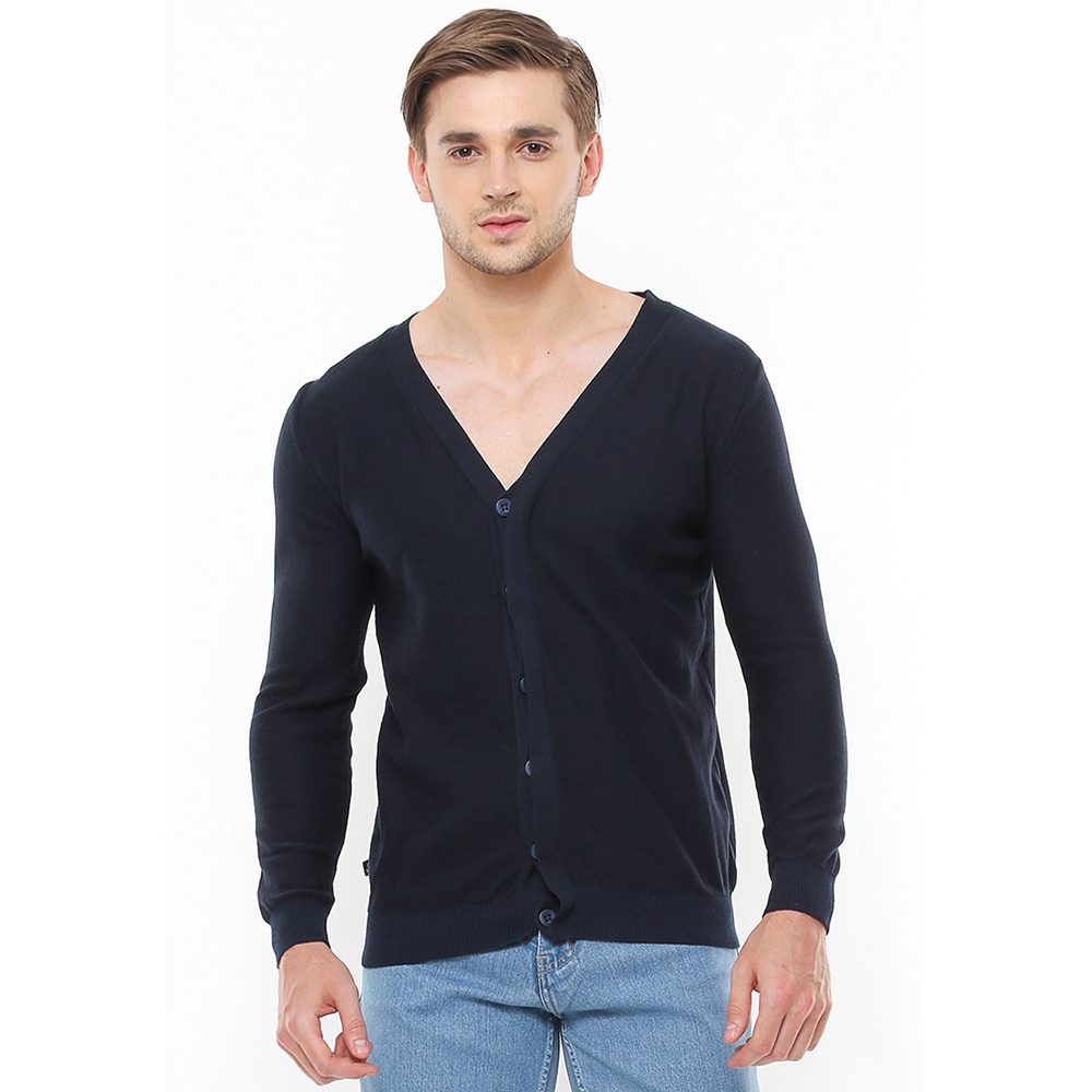 Johnwin - Active Sweater - Cardigan - Jacket - Navy - ASW.660.U022.01.C L/S