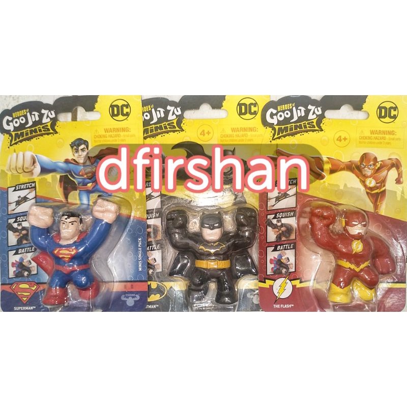 Goo Jit Zu Minis Mainan Anak Assorted/uk.liat digambar (dfirshan)