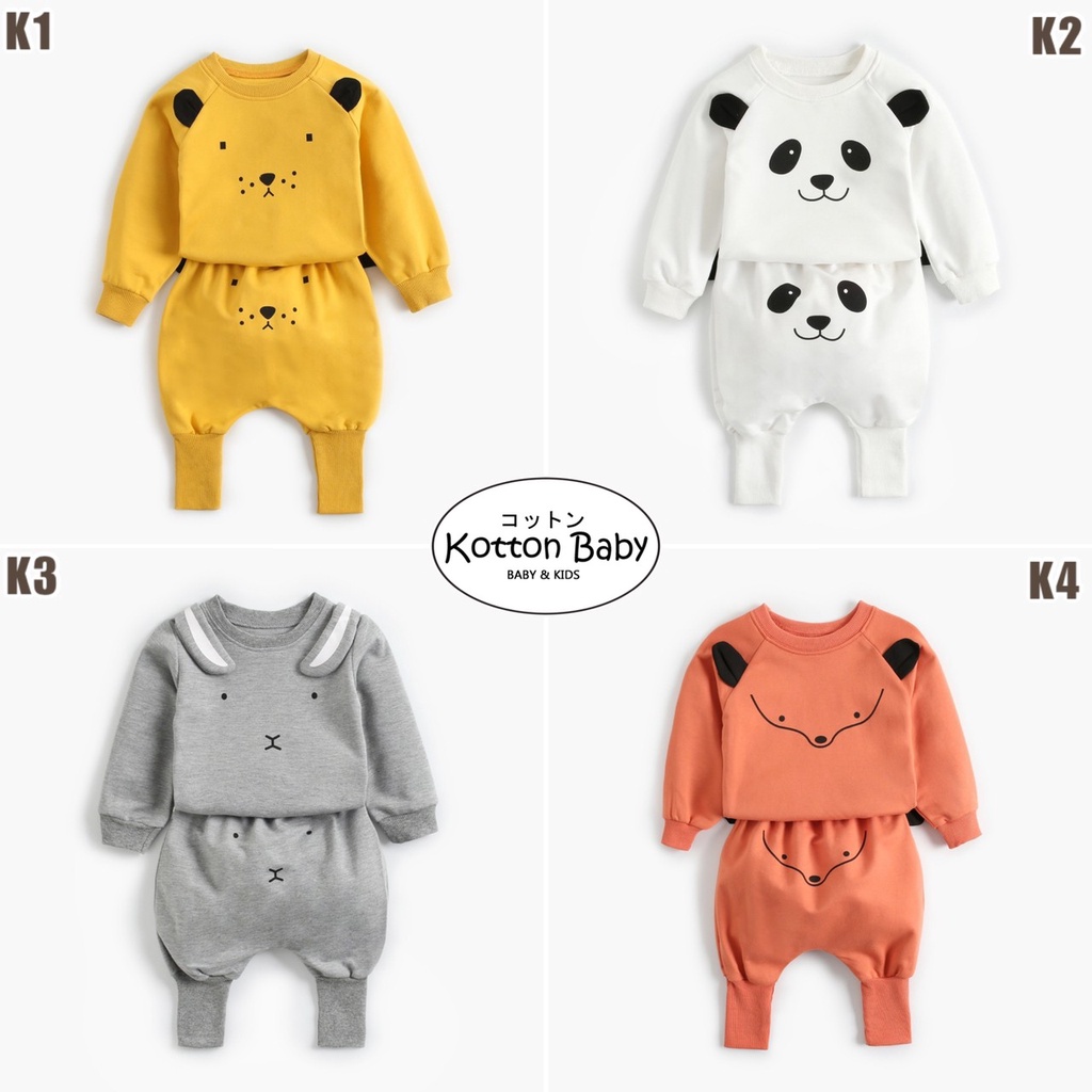 0-2 thn || SETELAN SWEATER + CELANA (1 set) ANAK CASUAL BAJU TIDUR PIYAMA ZD K catalog