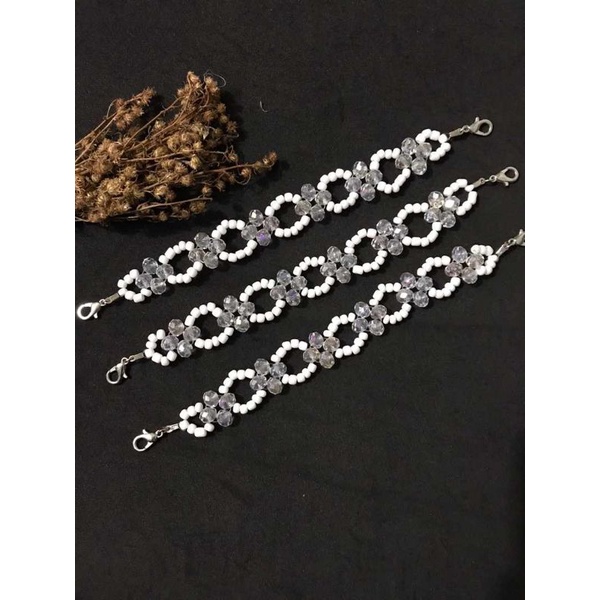 konektor mutiara kristal/pengait masker