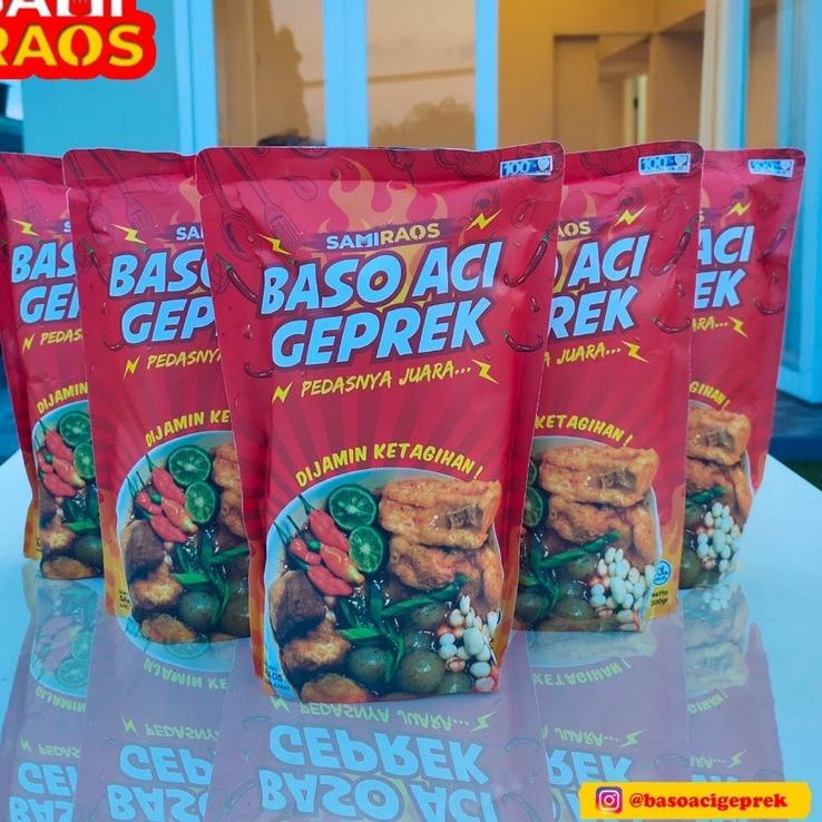 

Stok baru--[BISA COD] Baso Geprek Tulang Rangu Samiraos / Baso aci geprek samiraos