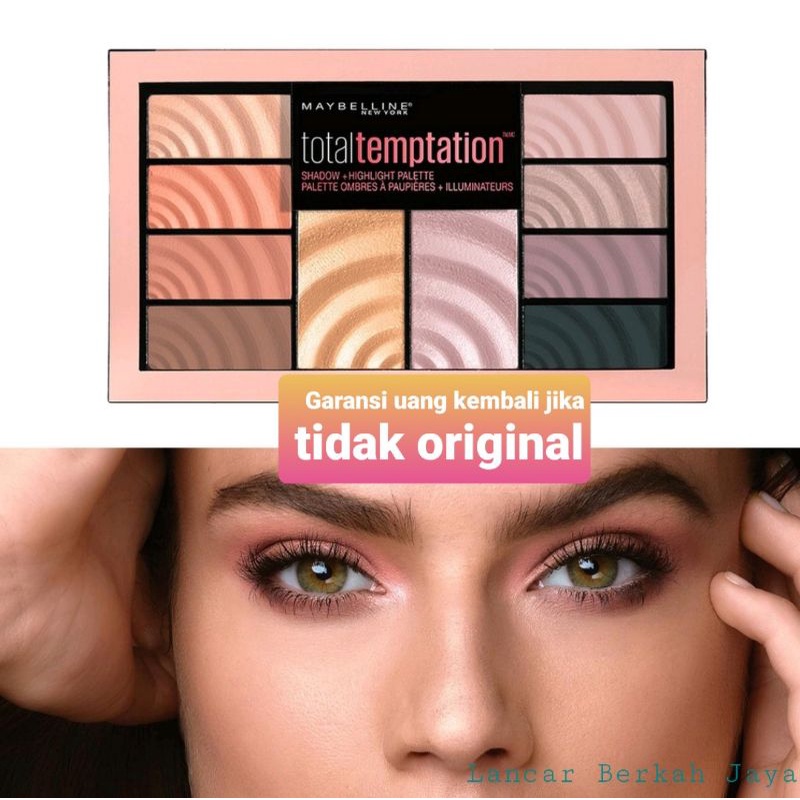 MAYBELLINE Total Temptation Eyeshadow + Highlight Palette