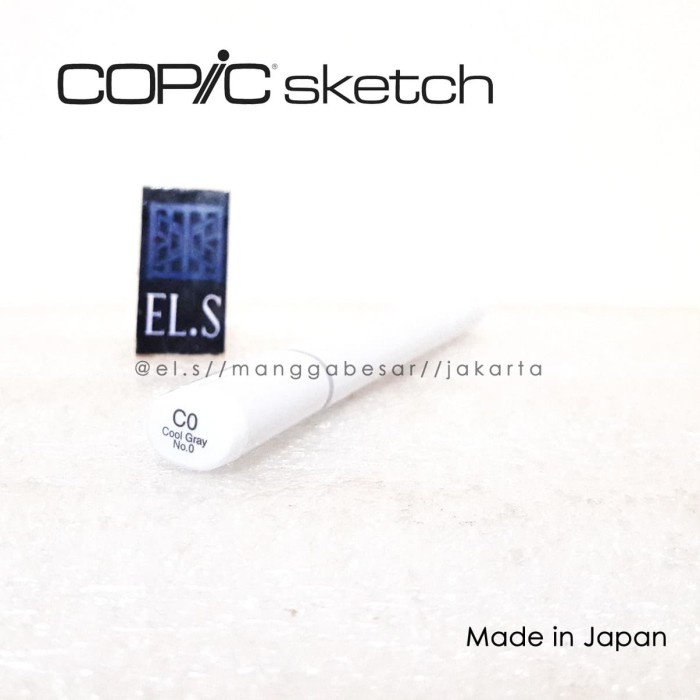 

Trendi Copic Sketch Marker C0 Cool Gray No 0 ( Csm ) Bagus