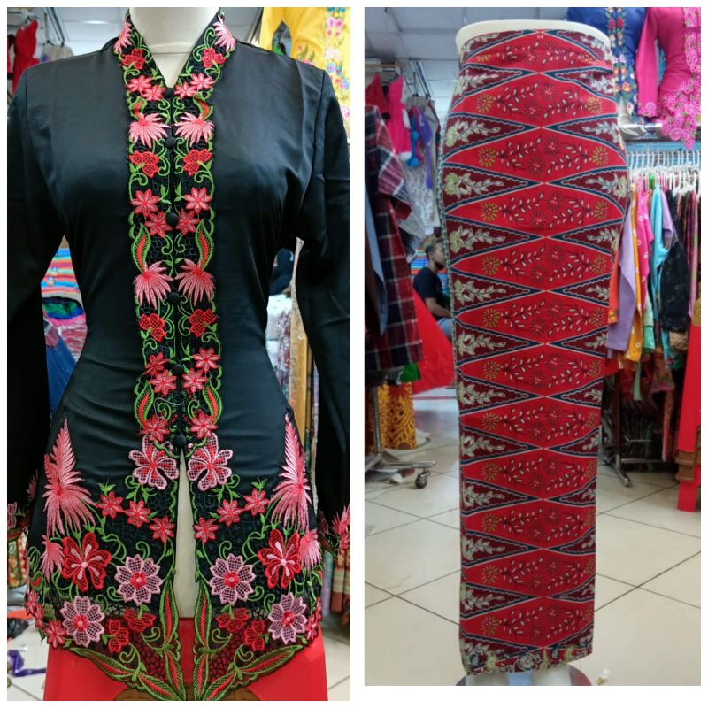 READY,,SETELAN KEBAYA BORDIR/KEBAYA MODERN/KEBAYA BETAWI/ROK TUMPAL