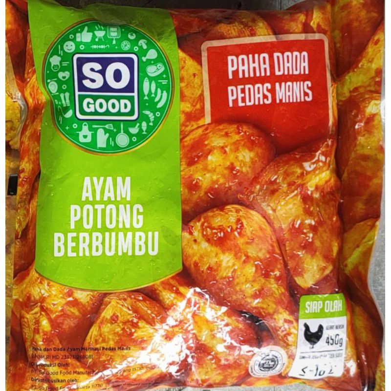 

SO GOOD PAHA DADA PEDAS MANIS 450gr