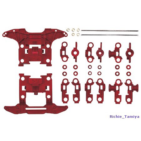 Tamiya Reinforced N-04/T-04 Units (Red)