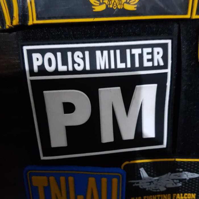 Patch / Emblem / Patch Ukuran Sedang Tulisan Polisi Militer