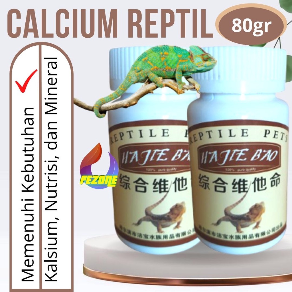 Kalsium/Calcium Reptil 80gr FEZONE