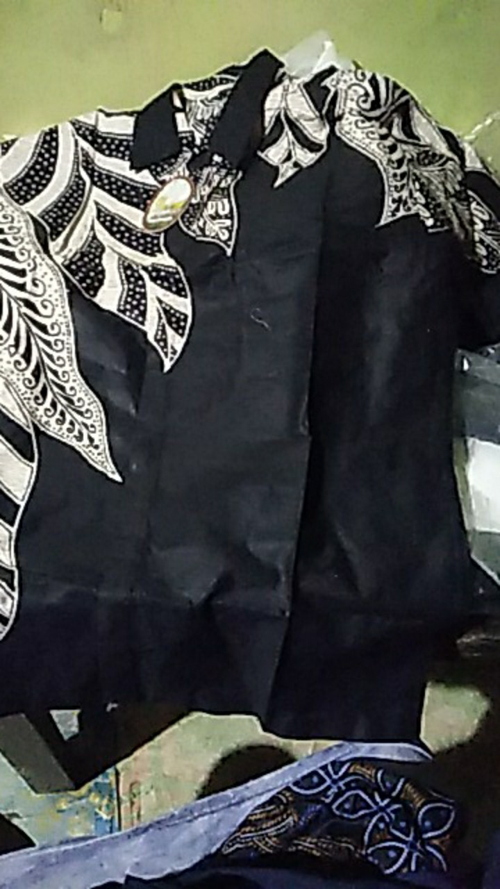 Bswart Batik Hrb026 Kenongo Hem Panjang Kawong Pekalongan M L Xl Batik Pria Murah Modern Alkhalis