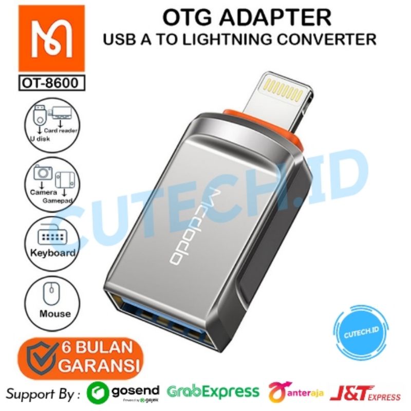 MCDODO OTG USB IPHONE LIGHTNING USB 3.0 / OTG USB TO IPHONE / OT-8600