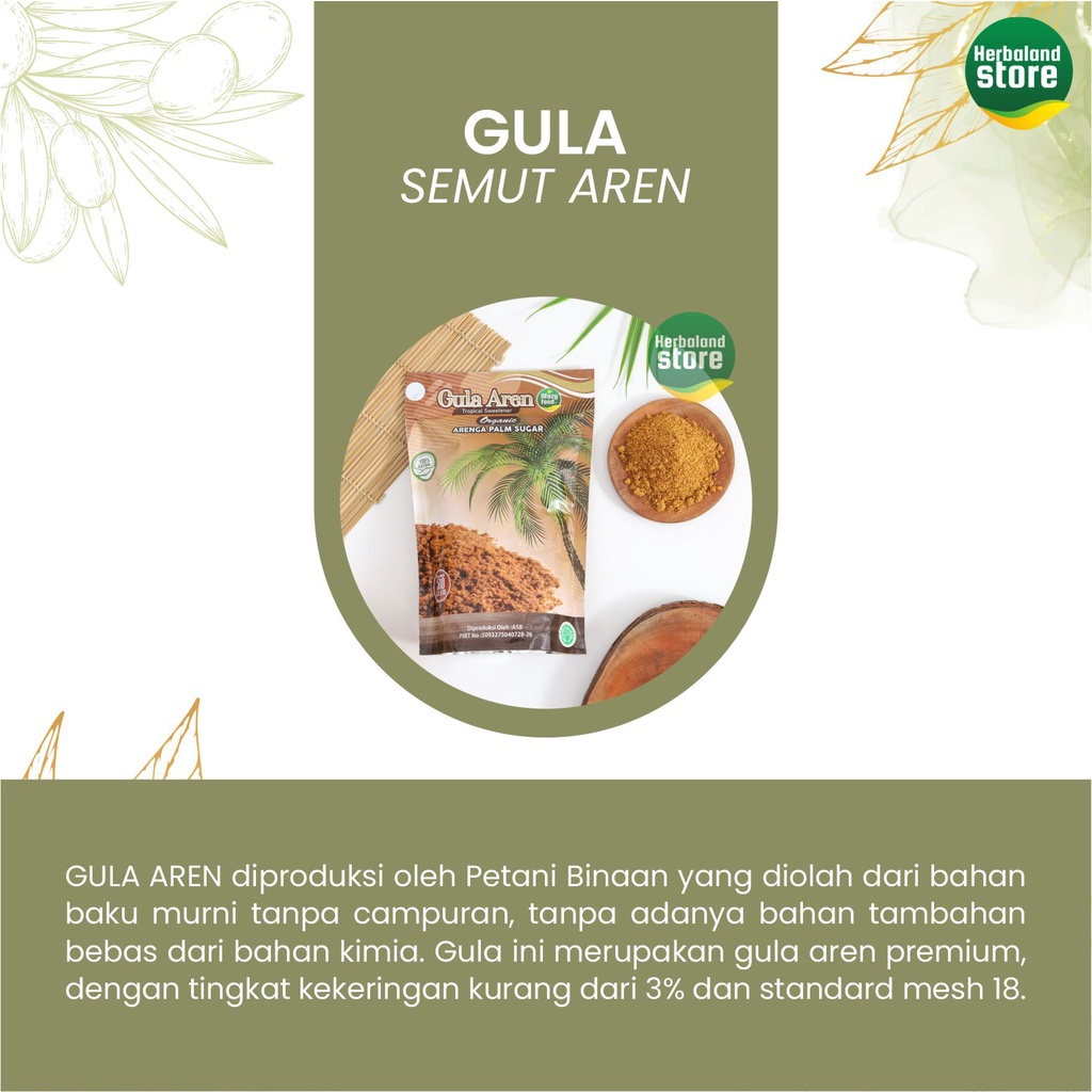 ILFAZY FOOD Gula Aren Semut Organik Murni 500 gram