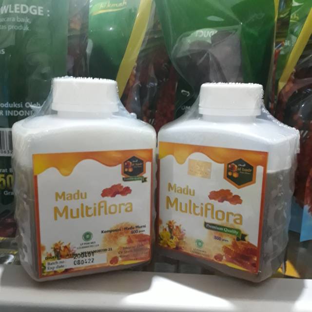

Madu Multiflora 500 gram al badr mirip at tiin