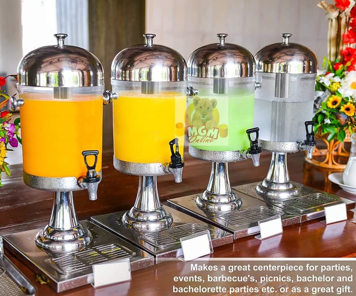 Hotel Juice Dispenser 8L Stainless / dispenser tower BARU!!