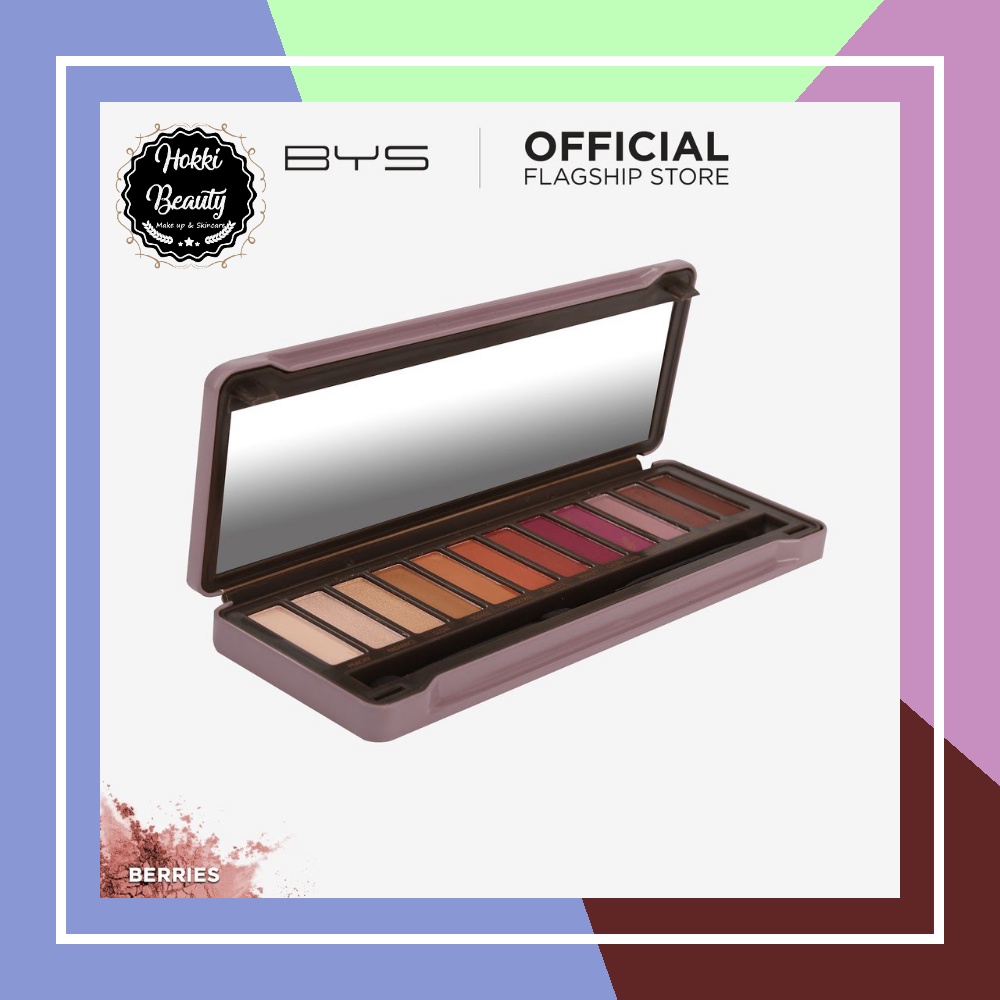 BYS Smokey &amp; Berries Eyeshadow 12 Palette