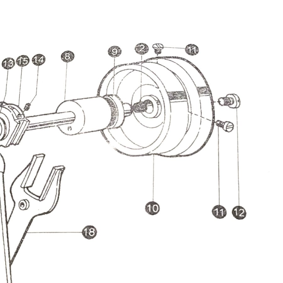 22T3-007C1 Poli / Pulley / Poly Mesin Jahit Typical