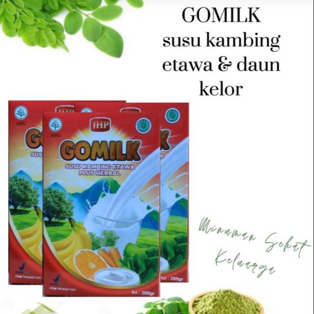 

Susu gomilk etawa+daun kelor