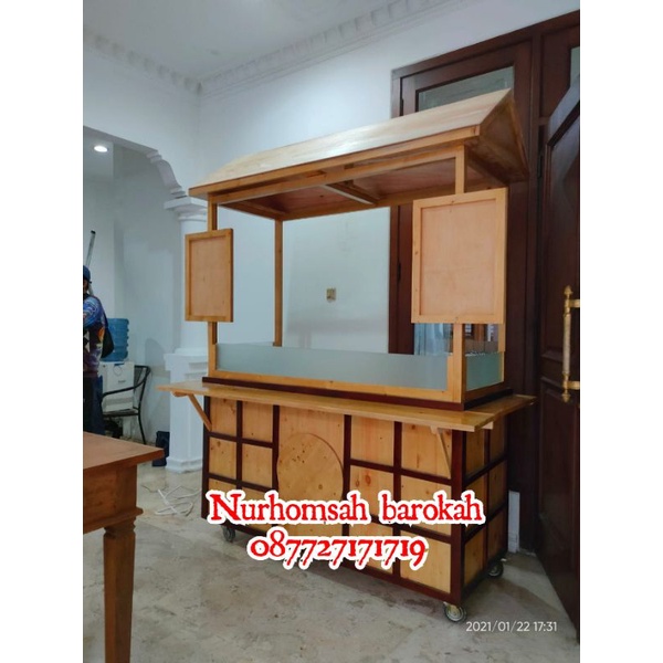 gerobak jati belanda/gerobak minimalis