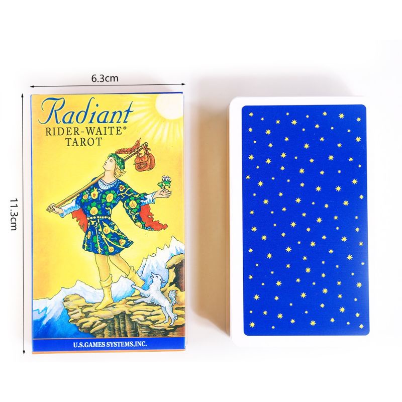 [BISA COD] Kartu Tarot Radiant Rider-Waite Tarot Card | The magician 78 cards Deck