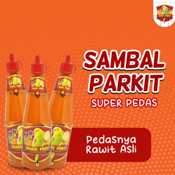 

Sambal PARKIT HALUS 300ml - saos sambel murni rawit super pedas