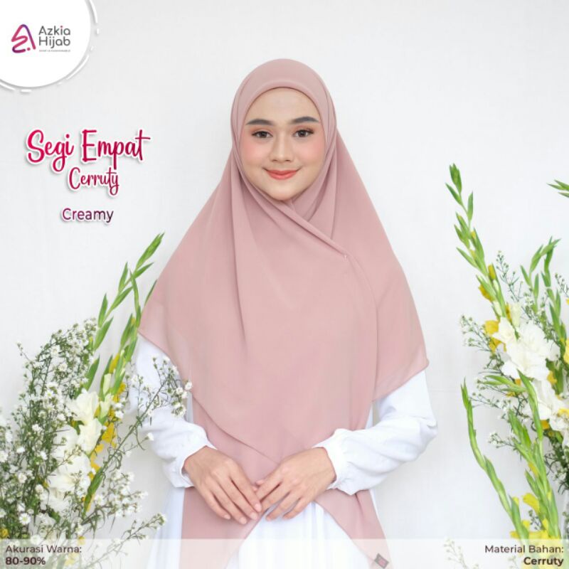 Segi empat cerruty size L Koleksi AzkiaHijab