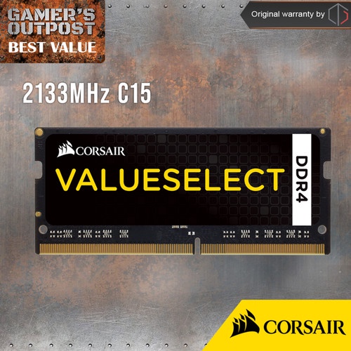 Corsair Memory 8GB (1x8GB) DDR4 SODIMM 2133MHz C15 Memory Kit