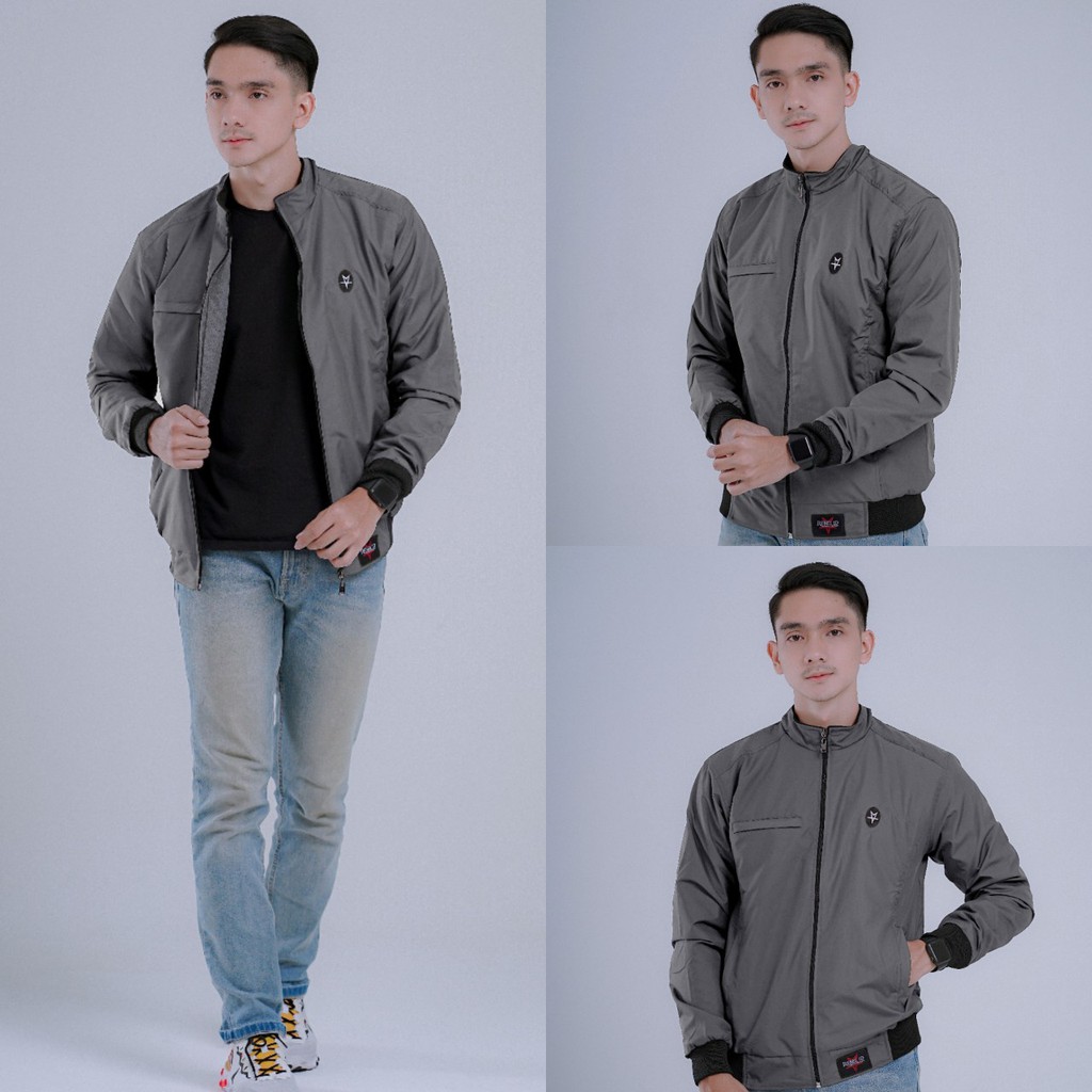 JAKET BOMBER PRIA MUSIM SEMI MUSIM DINGIN JAKET COWOK KEKINIAN BEST SELLER PROMO TERMURAH ORIGINAL REBEL.ID