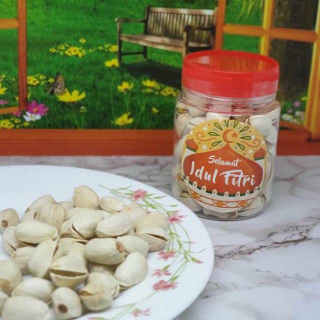 

Cemilan sehat kacang fustuk pistacio pistachios 100gram
