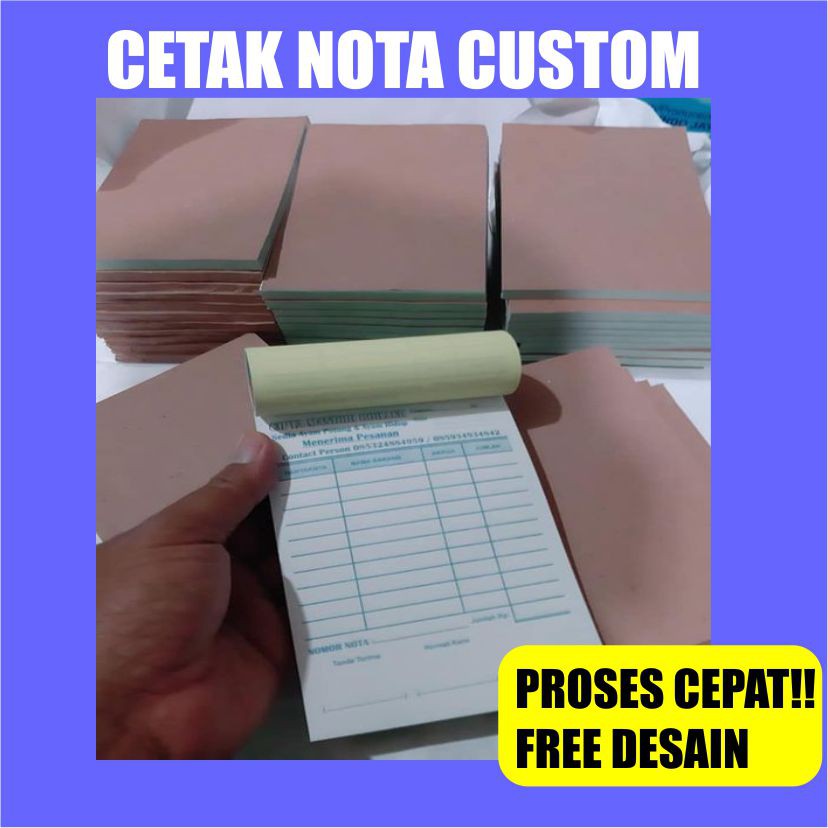 

Cetak nota kilat, nota toko, nota olshop, nota pengiriman, 1ply, 2ply, 3ply