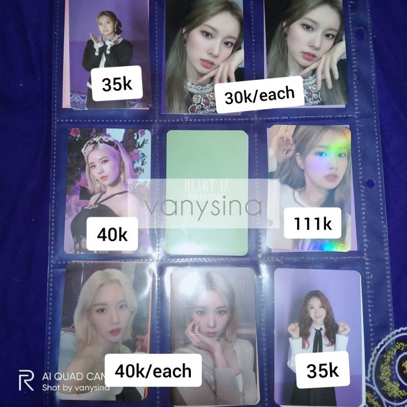 PART 1 | IZ*ONE IZONE photocard hologram PC Ar one-reeler scene 1 2 3 chaeyeon hyewon eunbi