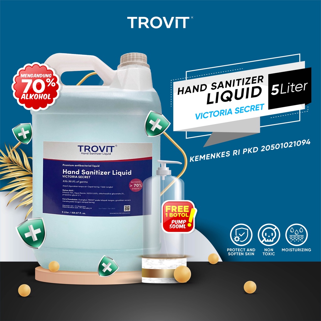 Hand Sanitizer Cair Trovit 5 Liter