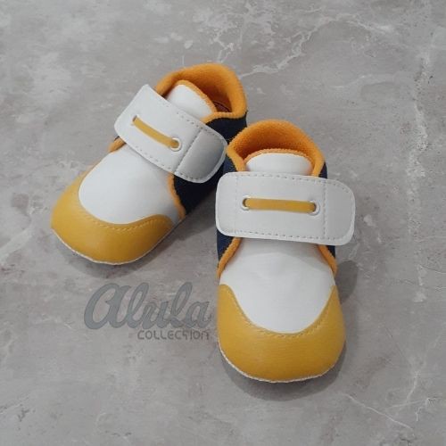 Alula Sepatu Bayi Baby Shoes Prewalker Flat Tali Laki Laki Lucu Dan Murah