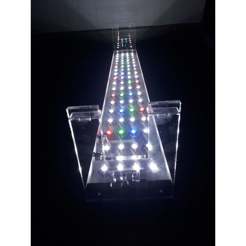 Lampu led hpl aquascape diy 48watt ukuran 40cm, 50cm, 60cm, 70cm, 80cm.