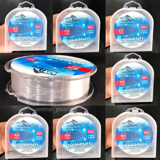 SHOCKLEADER DURAKING ILLUSION 25m (100% FLUOROCARBON)