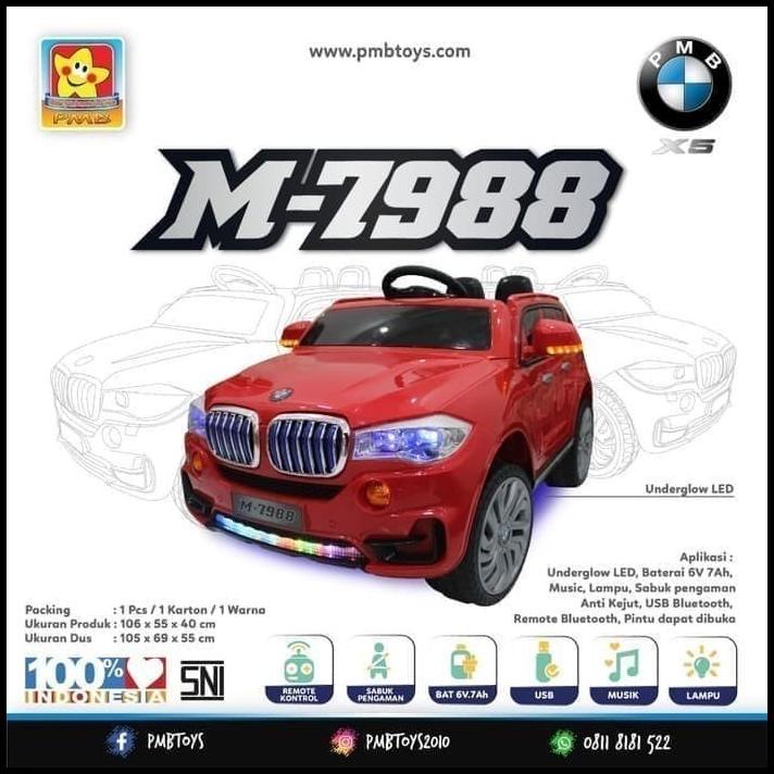 M7988 / M-7988 BMW MOBIL AKI MAINAN ANAK PMB PROMO BONUS