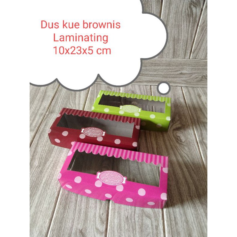 

Dus bolu gulung/ Roll cake box/ Box kue brownies