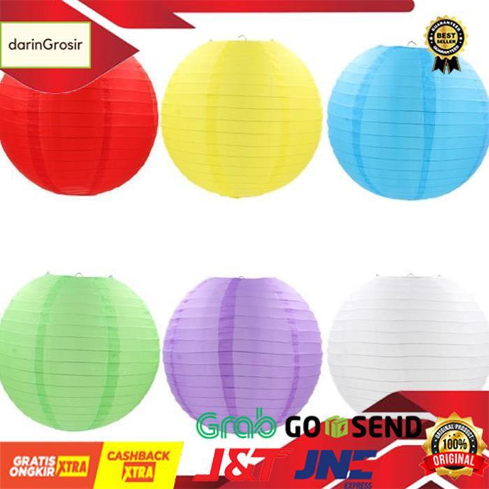 

Lampion Kertas Gantung Paper Lantern 25 Cm (217-36)