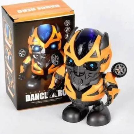 Dance hero Iron man Bumblebee captain Amerika kapten Amerika boneka goyang mainan anak cowok robot W