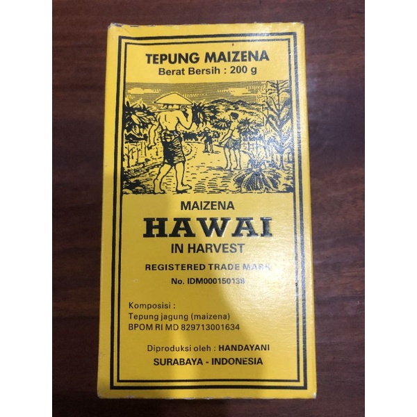 

Tepung Maizena Hawai 200gr