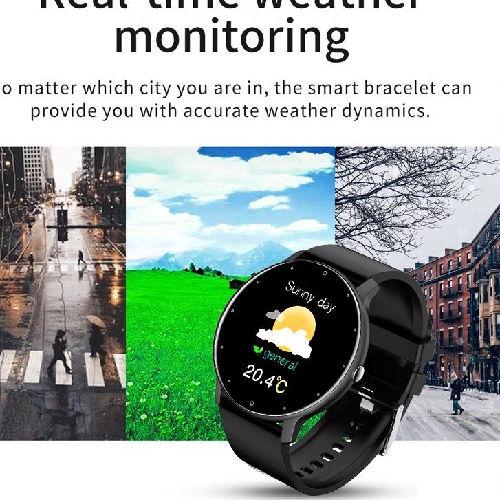 Siap Kirim.. Aolon ZL02D Smartwatch Waterproof Sleep Heart Rate Monitor Women Men Lady Sport Fitness