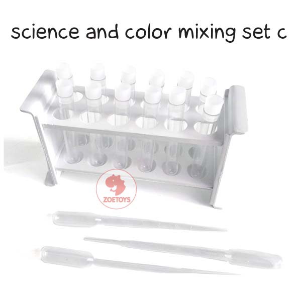 Zoetoys Science And Color Mixing Set | Paket Hemat Science Campur Warna Tools Experiment | Montessori Cultural Science Mainan Edukasi | Cari Bingkisan Hampers