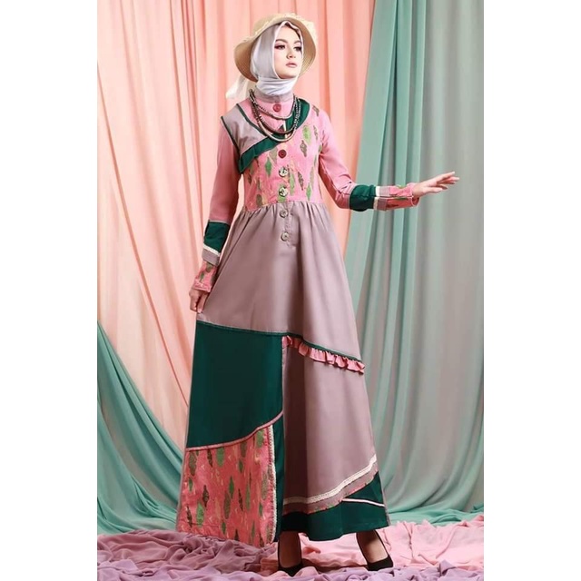 GAMIS ESME E-060609 SIZE L ORIGINAL KEKINIAN MODERN TRENDY SIMPLE ELEGANT MODIS BEST SELLER