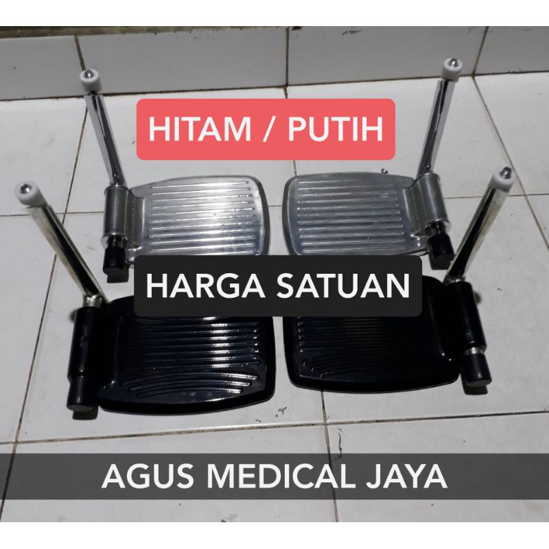 pijakan kaki kursi roda original udah sama L nya.
