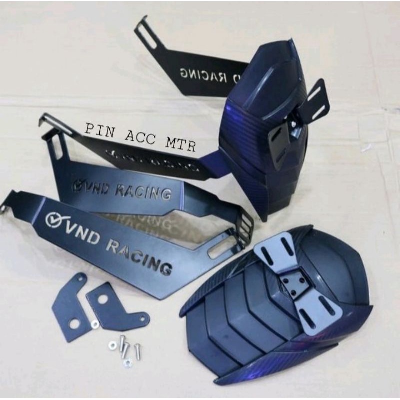 Mudguard spakbord belakang Shark Power Universal R15,Cbr150r,Vixion,Xabre,Ninja,R25