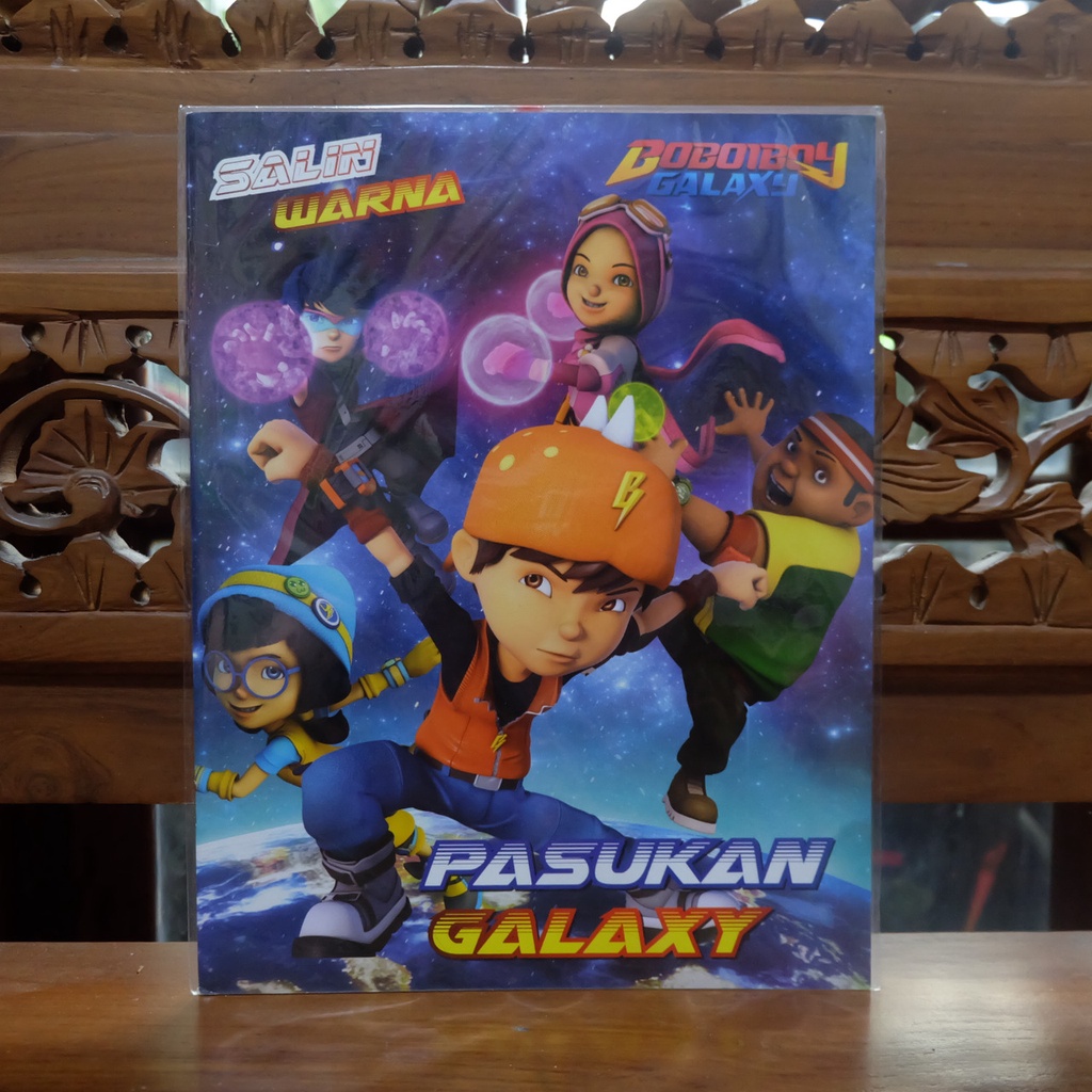 

BOBOIBOY GALAXY SALIN WARNA - Buku Aktivitas Anak Pasukan Galaxy Mewarnai