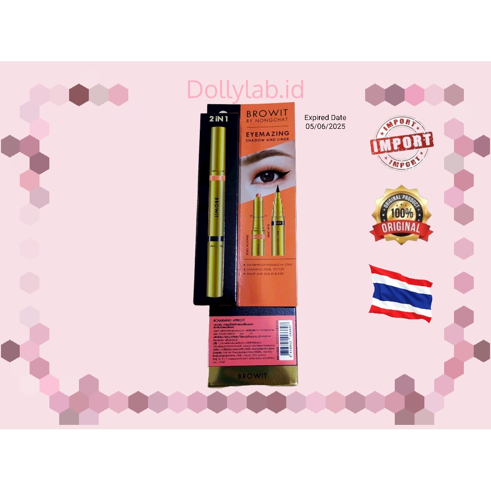 [BEST SELLER] Browit By Nongchat Eyemazing Shadow and Eyeliner 2 in 1 100% ORIGINAL THAILAND