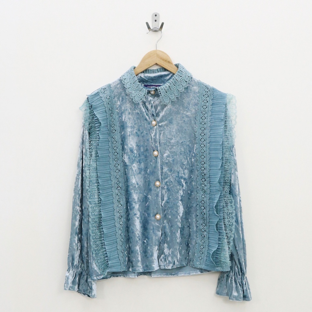 Alera vintage top blouse -Thejanclothes