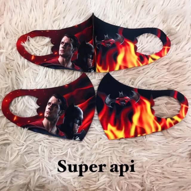 T2-MASKER MULUT/MASKER SCUBA MOTIF ANAK COWOK