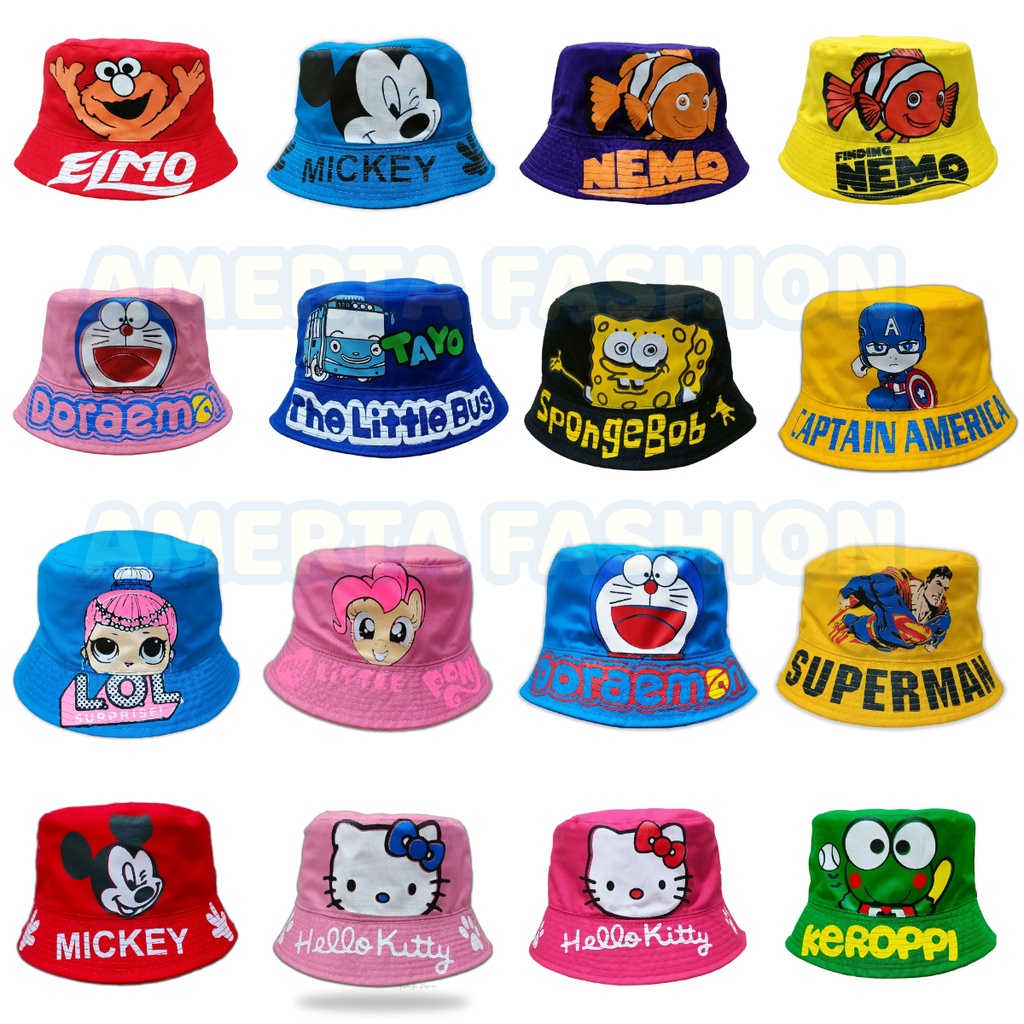 TOPI ANAK PEREMPUAN LAKI LAKI BASEBALL BUCKET HAT ANAK COWOK CEWEK KOREA LUCU 2 3 4 5 6 7 8 9 10 TAHUN FASHION 1 OOTD BUKET ANAK KECIL USIA BALITA AKSESORIS HARIAN SANTAI KADO ANAK COWO CEWE MURAH-3