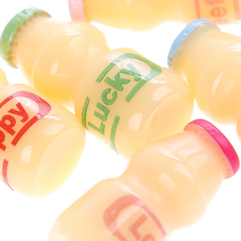5pcs / lot Miniatur Minuman Susu Untuk Rumah Boneka